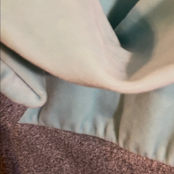 Teal Cozy Cropped Hooded Sweatshirt - Picture 4 of 4